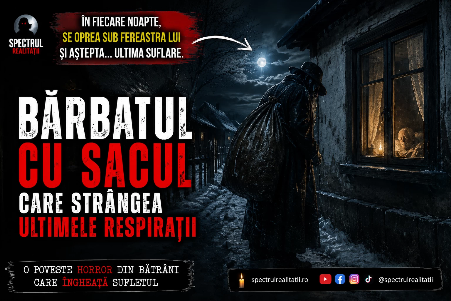 Bărbatul cu sacul care strângea ultimele respirații