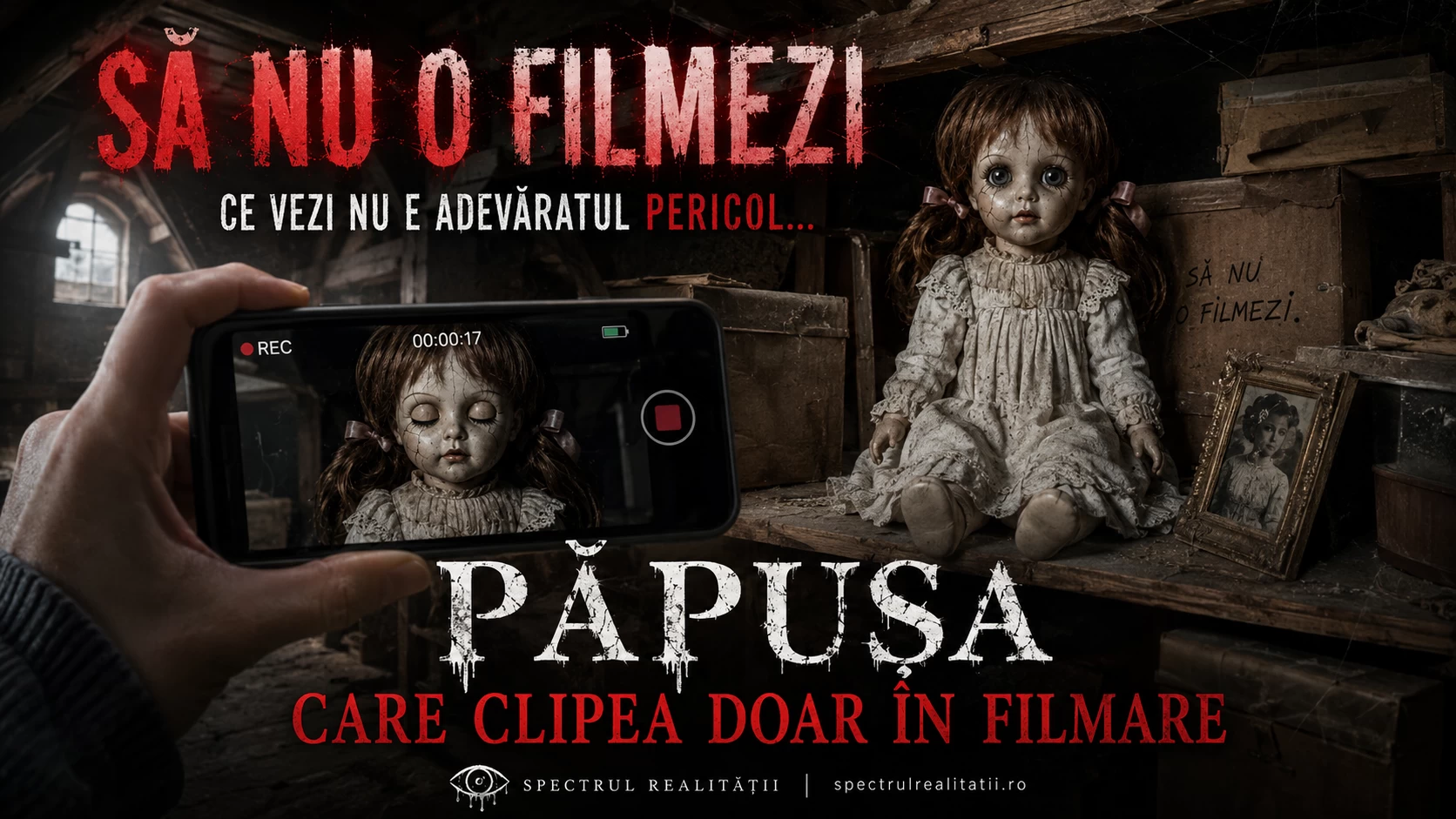 PĂPUȘA CARE CLIPEA DOAR ÎN FILMARE