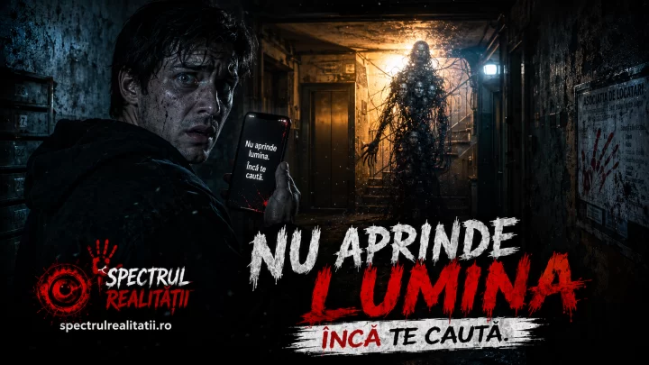 Am primit mesaj: „Nu aprinde lumina. Încă te caută.”